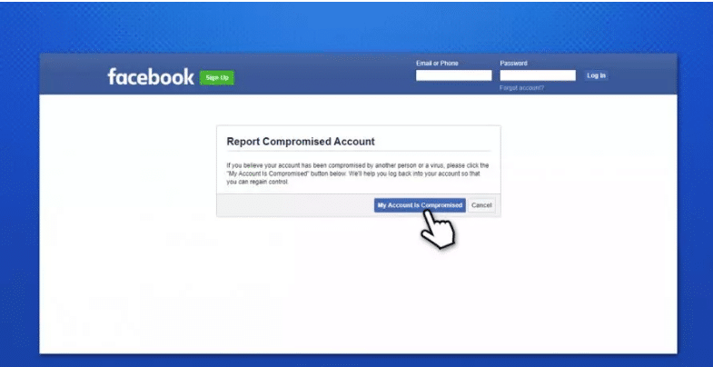 How to Report Compromised Facebook Account and regain access?