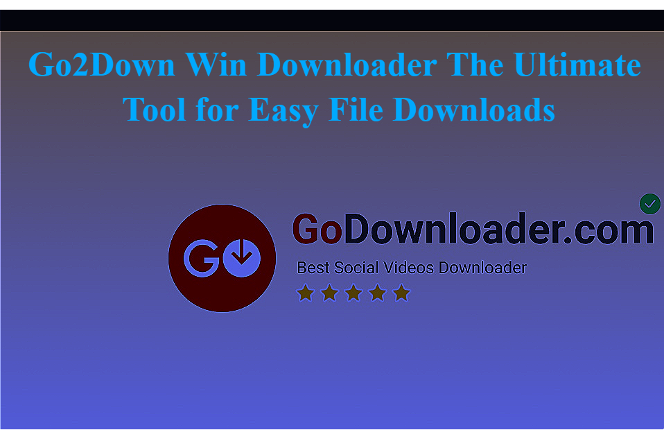 Go2Down Win Downloader: The Ultimate Tool for Easy File Downloads