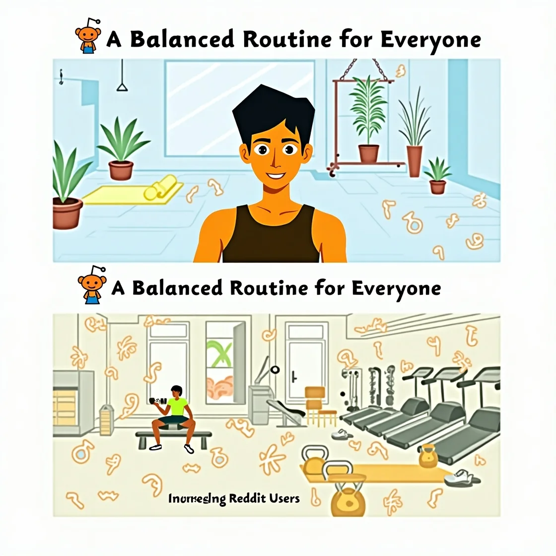 How to Blend Home & Gym Workouts: A Balanced Routine for Everyone from Reddit Users