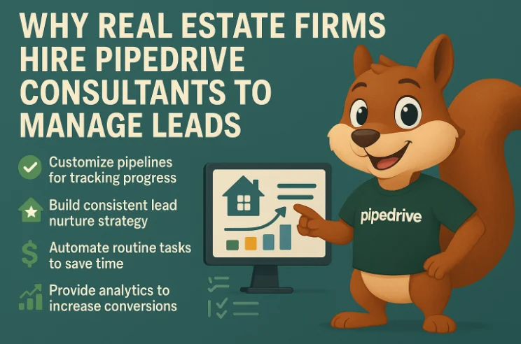 Why Real Estate Firms Hire Pipedrive Consultants to Manage Leads