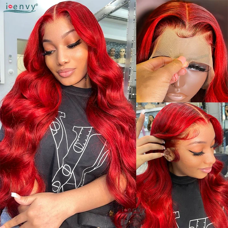 the Allure of Red Lace Front Wigs"